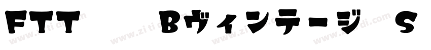 FTT 筑紫Bヴィンテージ明S R字体转换